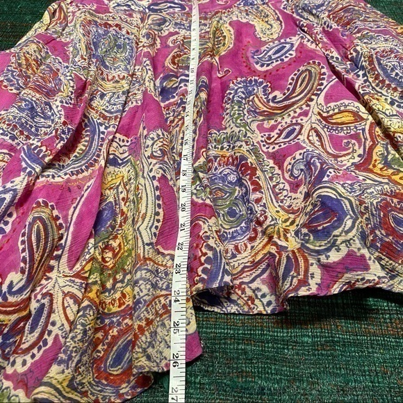 NWT Ralph Lauren paisley gauze skirt - Picture 10 of 11